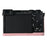 For Sony A6700 Camera Case Large Cutout Litchi Texture PU Leather Protector - Pink - 3