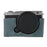 For Panasonic Lumix S9 Camera Case Large Cutout Litchi Texture PU Leather Protective Cover - Blue - 1