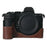 For Nikon Z 5 / Z 6 II / Z 7 II Camera Case Large Cutout Litchi Texture PU Leather Protective Cover - Coffee - 1
