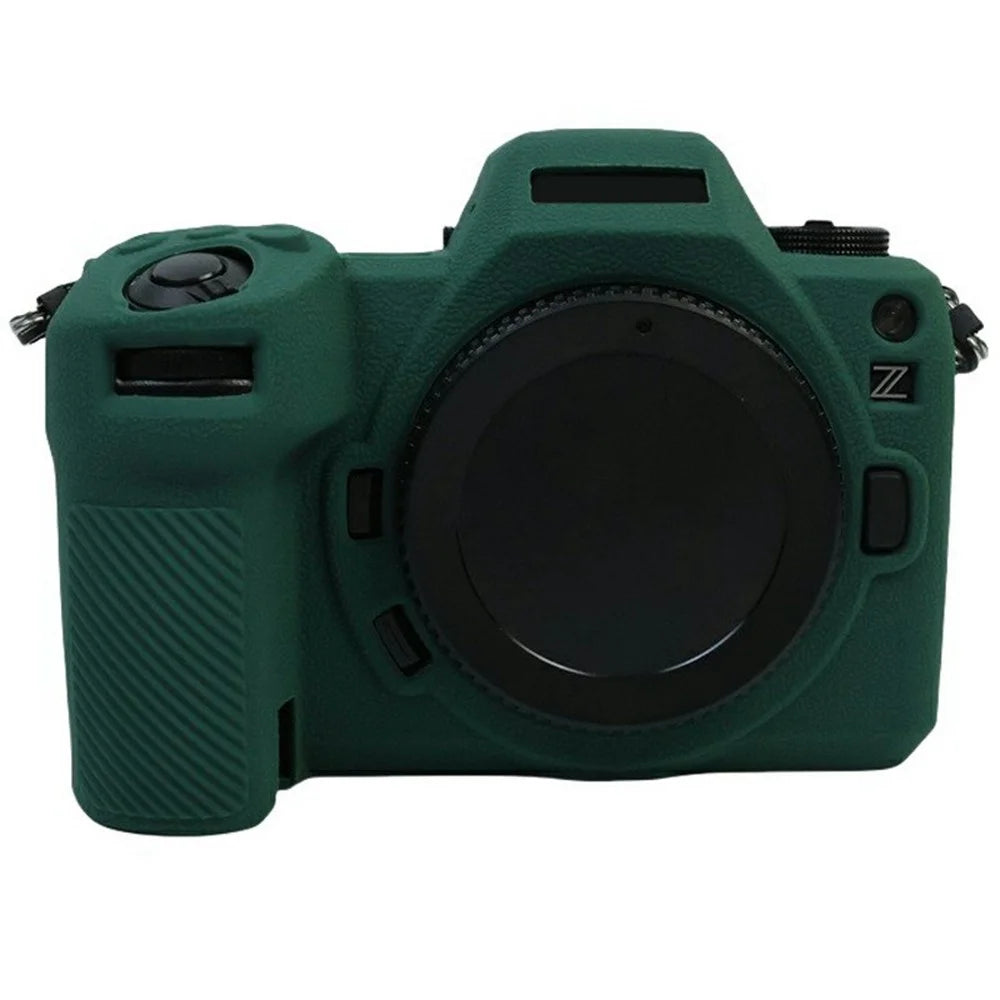For Nikon Z6 III Silicone Case Camera Sleeve Drop Protection Dustproof Cover - Green - 1