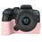 For Canon EOS R10 Camera Case Large Cutout Litchi Texture PU Leather Protective Cover - Pink - 1