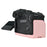 For Canon EOS R10 Camera Case Large Cutout Litchi Texture PU Leather Protective Cover - Pink - 5
