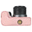 For Canon EOS R10 Camera Case Large Cutout Litchi Texture PU Leather Protective Cover - Pink - 6