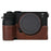 For Sony A7C II / A7CR Camera Case Large Cutout Litchi Texture PU Leather Protective Cover - Coffee - 1