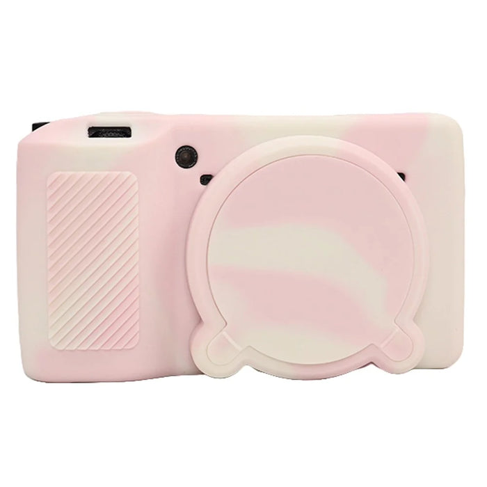 For Ricoh GR IIIx  /  GR III Camera Cover Anti-Scratch Silicone Protective Case - Misty Pink - 1