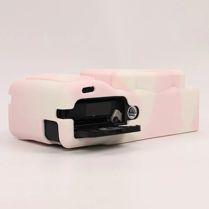 For Ricoh GR IIIx  /  GR III Camera Cover Anti-Scratch Silicone Protective Case - Misty Pink - 3