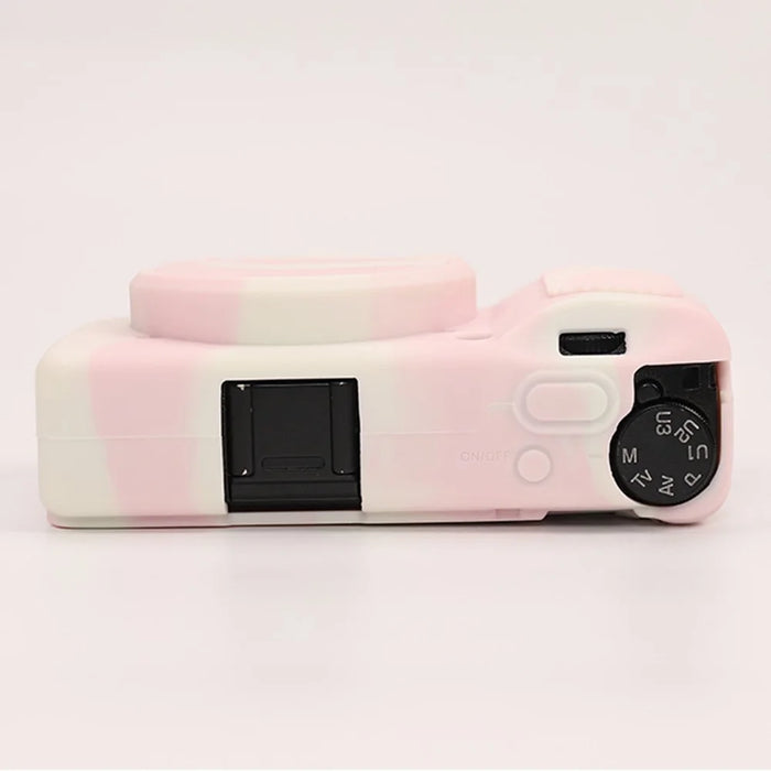 For Ricoh GR IIIx  /  GR III Camera Cover Anti-Scratch Silicone Protective Case - Misty Pink - 4