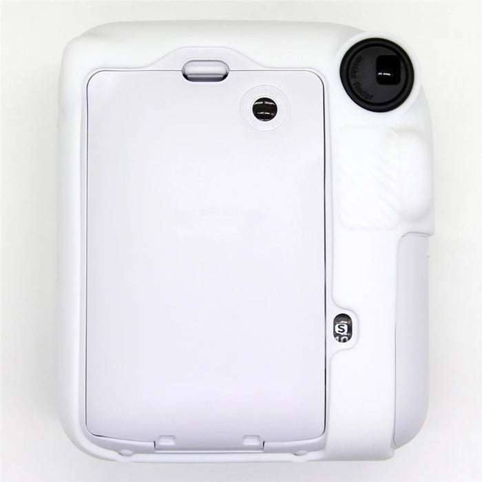 For Fujifilm Instax Mini 12 Camera Case Anti-Drop Soft Silicone Protective Cover - White - 2