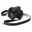 For Canon SX70 HS Camera Case with Shoulder Strap Large Cutout Litchi Texture PU Protective Cover - Black - 2