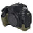 Camera Case For Canon EOS 90D / 80D / 70D / 60D Large Cutout Litchi Texture PU Leather Protective Cover - Green - 3