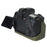 Camera Case For Canon EOS 90D / 80D / 70D / 60D Large Cutout Litchi Texture PU Leather Protective Cover - Green - 7