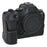 For Canon EOS R6 Mark II / R6 / R5 Camera Case Large Cutout Litchi Texture PU Leather Protective Cover - Black - 2