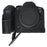 For Canon EOS R6 Mark II / R6 / R5 Camera Case Large Cutout Litchi Texture PU Leather Protective Cover - Black - 7