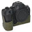 For Canon EOS R6 Mark II / R6 / R5 Camera Case with Shoulder Strap Large Cutout Litchi Texture PU Protective Cover - Green - 2