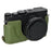 For Leica D-Lux 8 Camera Base with Lens Cap Shoulder Strap PU Leather Protective Case - Green - 6