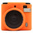 For Fujifilm Instax Mini 99 Camera Case Anti-Drop Soft Silicone Protective Cover - Orange - 1
