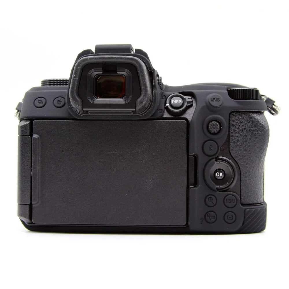 For Nikon Z6 III Silicone Case Anti-Scratch Camera Protective Cover, Glossy - Black - 2
