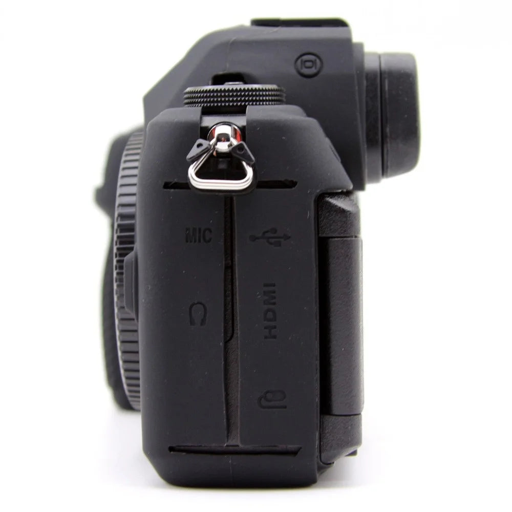 For Nikon Z6 III Silicone Case Anti-Scratch Camera Protective Cover, Glossy - Black - 5