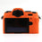 For Fujifilm X-T50 Camera Case Anti-Scratch Textured Silicone Protective Cover - Orange - 2