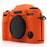 For Fujifilm X-T50 Camera Case Anti-Scratch Textured Silicone Protective Cover - Orange - 4