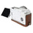 For Sony Alpha ZV-E10 Camera Case Litchi Texture Leather Cover with Battery Hole + Strap - Coffee - 5