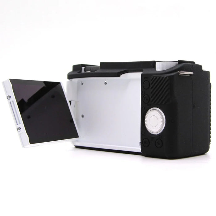 For Sony Alpha ZV-E10 II Camera Case Anti-Scratch Silicone Protective Cover - Black - 3