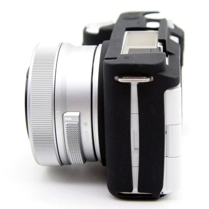 For Sony Alpha ZV-E10 II Camera Case Anti-Scratch Silicone Protective Cover - Black - 5