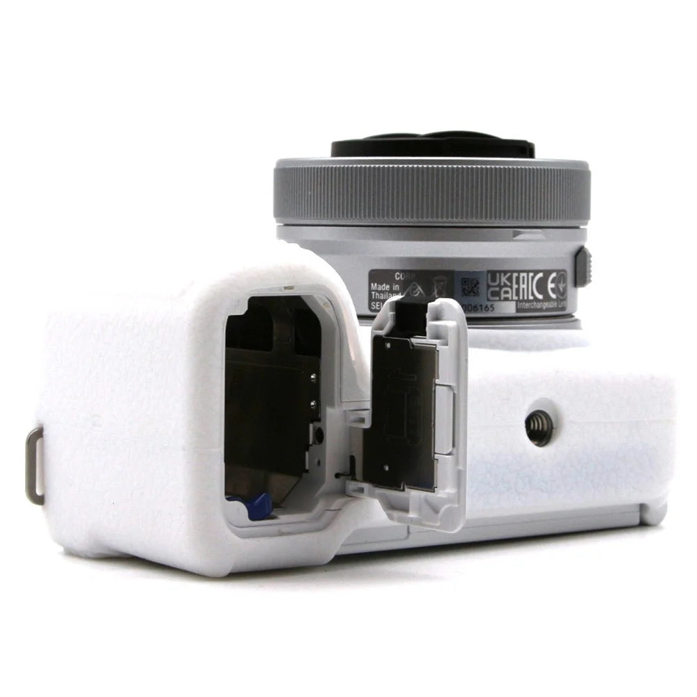 For Sony Alpha ZV-E10 II Camera Protective Case Anti-Scratch Silicone Cover - White - 5