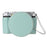 For Fujifilm X-M5 Camera Case PU Leather Protective Cover with Lens Cap - Baby Blue - 1