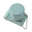 For Fujifilm X-M5 Camera Case PU Leather Protective Cover with Lens Cap - Baby Blue - 4