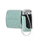 For Fujifilm X-M5 Camera Case PU Leather Protective Cover with Lens Cap - Baby Blue - 7