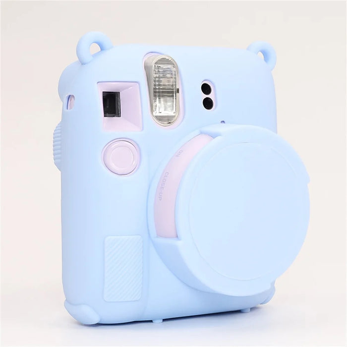 For Fujifilm Instax Mini 12 Protective Case Dust Proof Silicone Camera Cover - Blue - 2