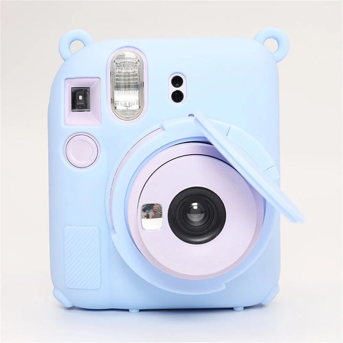 For Fujifilm Instax Mini 12 Protective Case Dust Proof Silicone Camera Cover - Blue - 7
