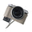 For Fujifilm X-M5 Protective Case Battery Opening Design Genuine Leather Camera Cover - Grey - 2