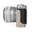 For Fujifilm X-M5 Protective Case Battery Opening Design Genuine Leather Camera Cover - Grey - 3