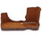 For Fujifilm X-M5 Camera Half Case PU Leather Protective Cover with Battery Access, Screw Adapter Port - Brown - 4