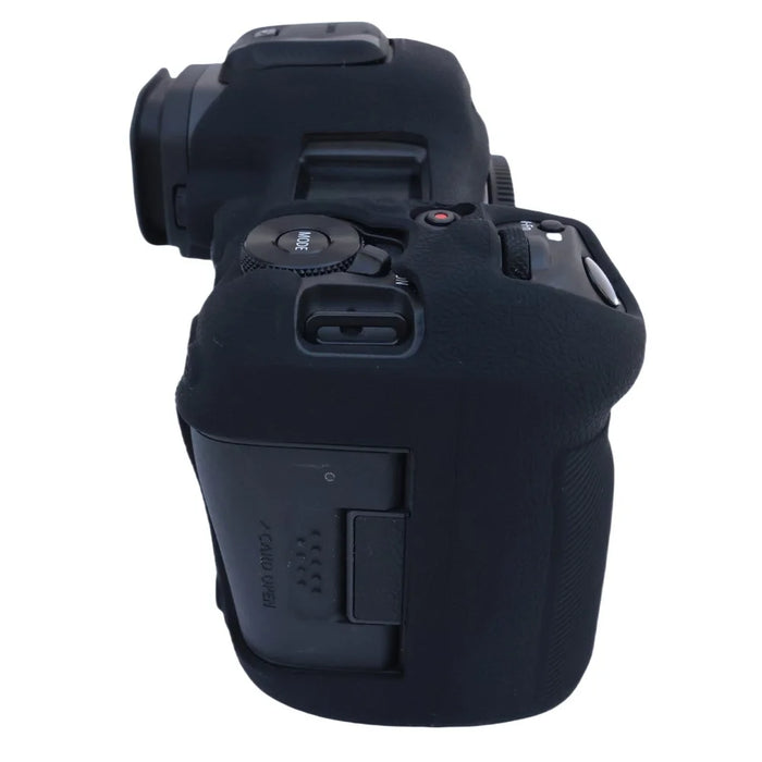 For Canon EOS R5 Mark II Camera Protective Case Anti Scratch Silicone Cover - Black - 4