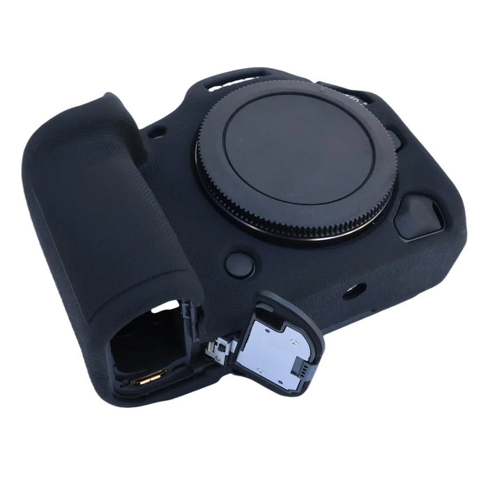 For Canon EOS R5 Mark II Camera Protective Case Anti Scratch Silicone Cover - Black - 6