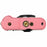 For Fujifilm X-T50 Textured PU Leather Camera Case with Battery Hole + Strap + Lens Storage Bag - Pink - 4