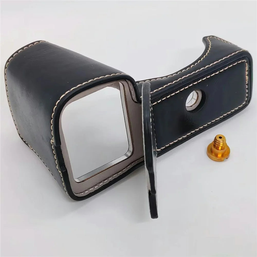 For Sony ZV-E10 II Camera Base Cover Vintage Style PU Leather Half Case with Battery Opening - Black - 4