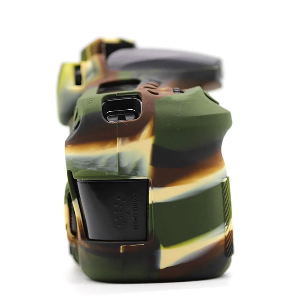 Silicone Case for Canon EOS 60D, Dust-proof Anti-drop Digital Camera Protective Cover - Camouflage - 3