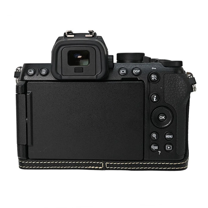 For Nikon Z 50 II Camera Case PU Leather Protective Cover - Black - 2