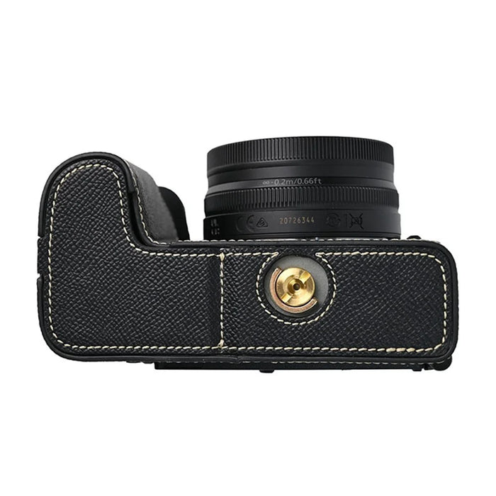 For Nikon Z 50 II Camera Case PU Leather Protective Cover - Black - 5