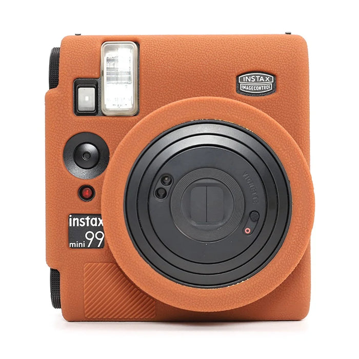 For Fujifilm Instax Mini 99 Camera Protective Case Anti Scratch Silicone Cover - Brown - 1