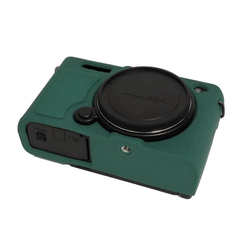 For Panasonic Lumix S9 Camera Case Silicone Protective Cover Anti-Slip Shock-Absorbent - Green - 2