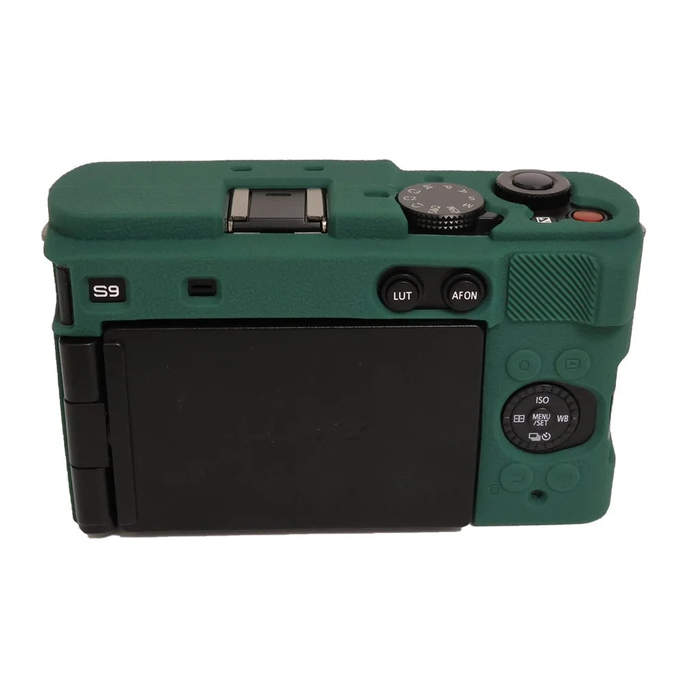 For Panasonic Lumix S9 Camera Case Silicone Protective Cover Anti-Slip Shock-Absorbent - Green - 3