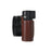 For Leica D-Lux 8 Camera Case with Lens Cover Genuine Leather Protective Cover - Coffee - 5