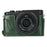 For Leica D-Lux 8 Case with Shoulder Strap, Lens Cap Genuine Leather Camera Protective Cover - Green - 4