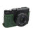 For Leica D-Lux 8 Case with Shoulder Strap, Lens Cap Genuine Leather Camera Protective Cover - Green - 5