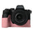 For Nikon Z 50 II Camera Case Genuine Cow Leather Protective Cover - Pink - 1